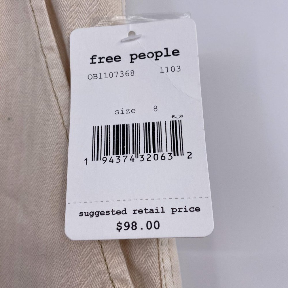 Free People Sunday Skies straight leg cropped jean - Picture 5 of 10